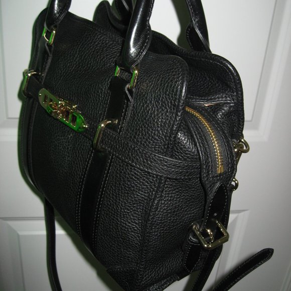 BURBERRY Medium Leather Portrait Minford Bag - Picture 9 of 14